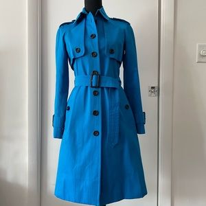 Burberry sky blue coat